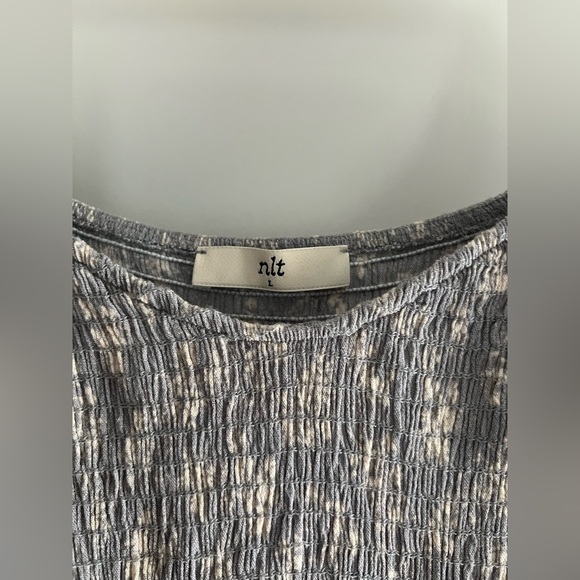 Dahl Elizabeth Dress Light Blue Floral Size Large Women’s - Picture 2 of 5